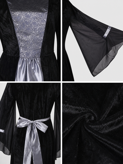 Witch Costume: Long Dress and Hat for Cosplay