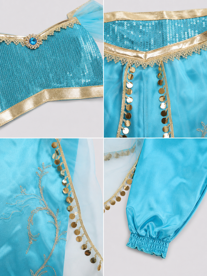Themed Costume with Sequins and Harem Pants