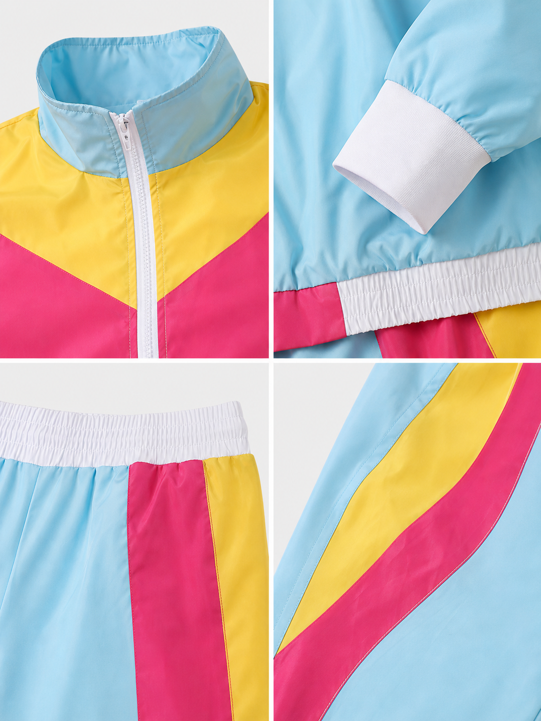 Performance Costume: Geometric Jacket and Pants detail view