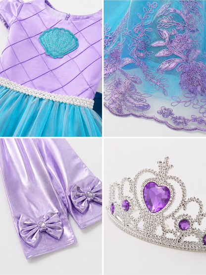 Mermaid Costume for Halloween and Cosplay detail view