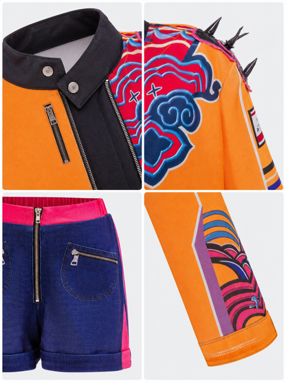 K-POP Performance Costume: Jacket and Shorts