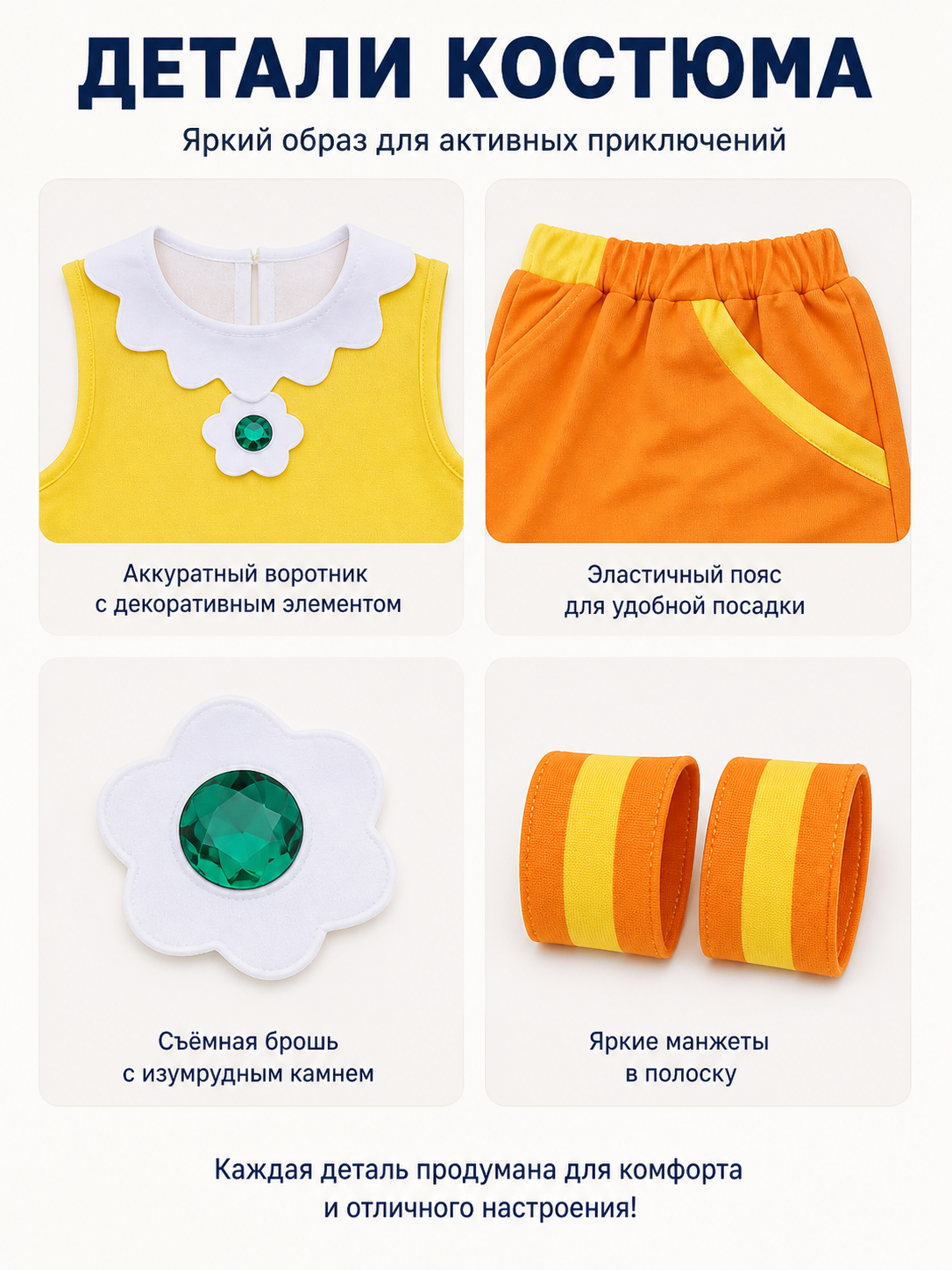 Super Mario Costume with Accessories detail view