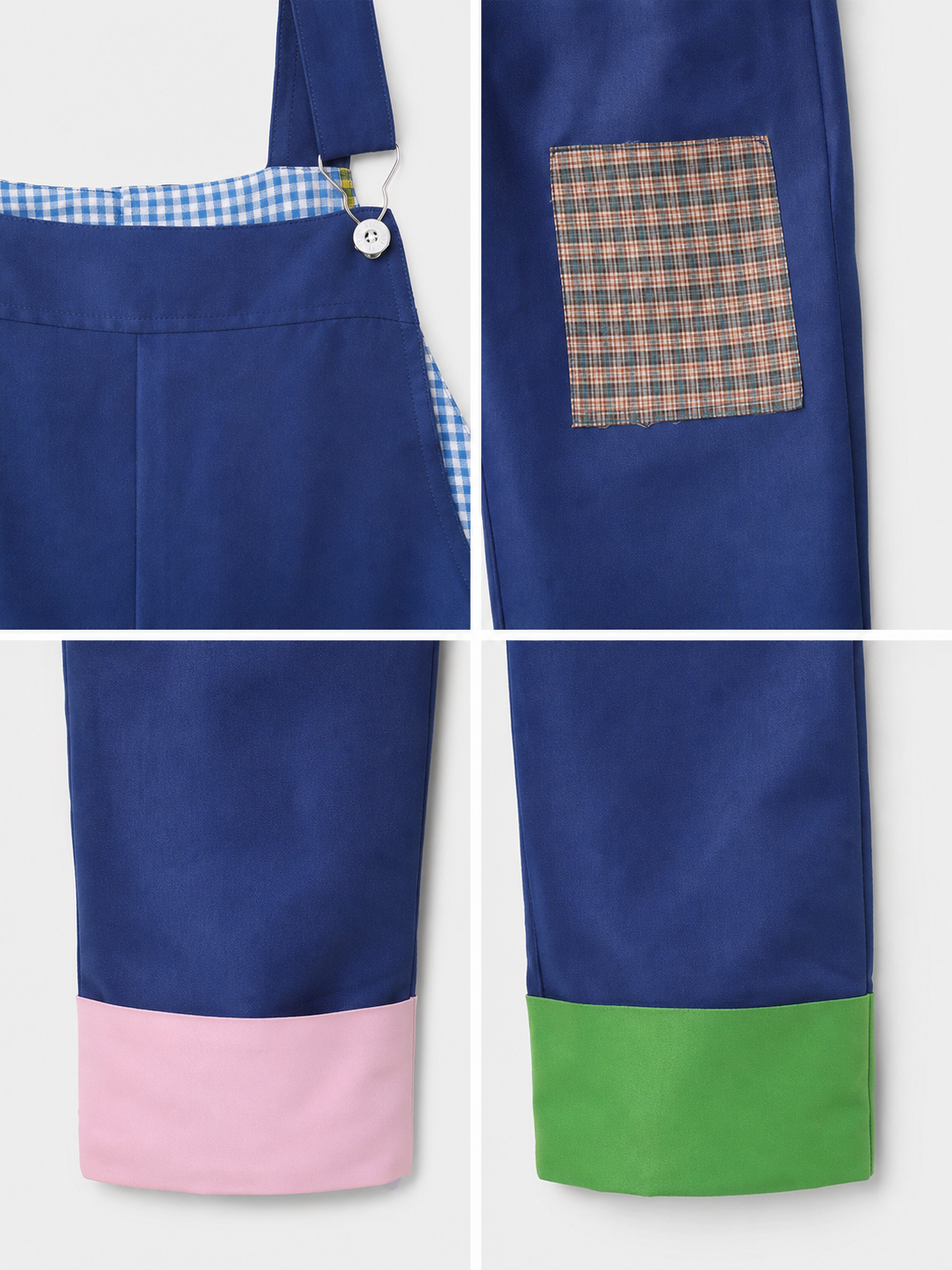Easter Bunny Costume: Jumpsuit and Mask detail view