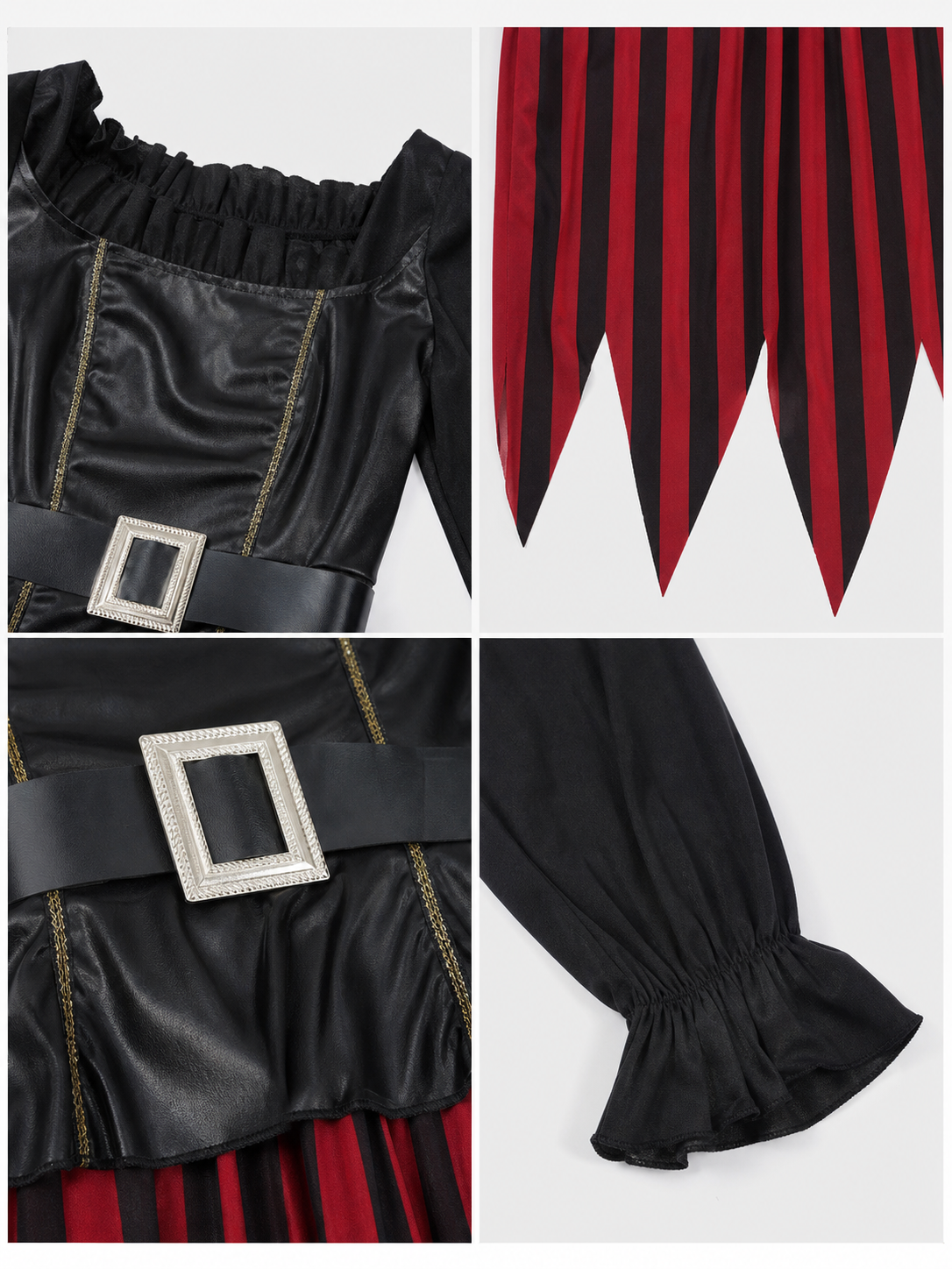 Pirate Halloween Costume with Sword and Belt