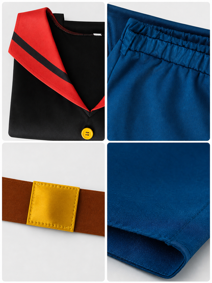 Bobby Cosplay Costume, Three-Piece Set