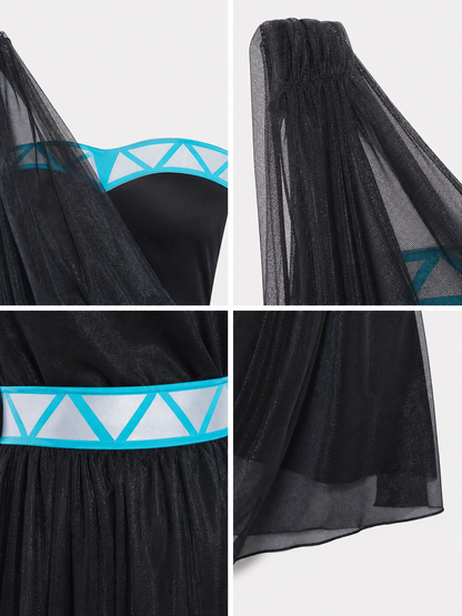 Asymmetrical Cosplay Performance Dress