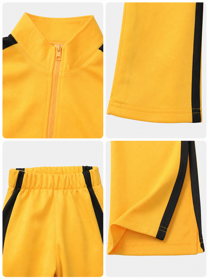 Yellow-and-Black Cosplay Tracksuit