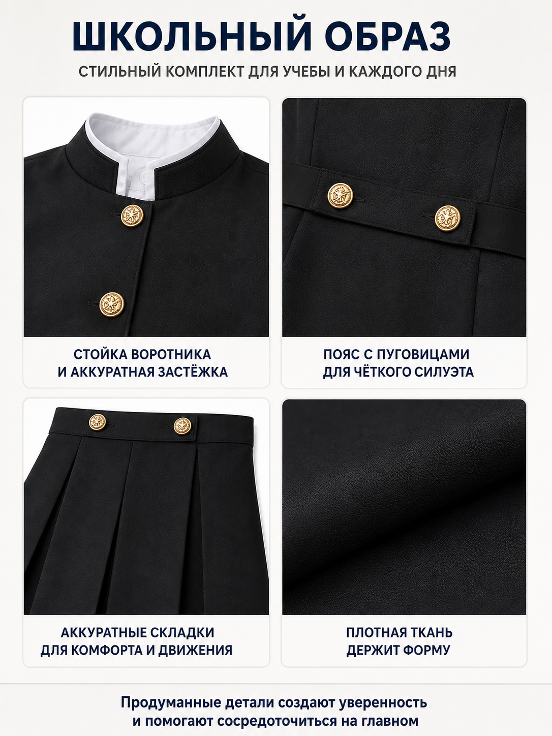 Gojo and Itadori Cosplay School Uniform (Jujutsu Kaisen) product detail composite