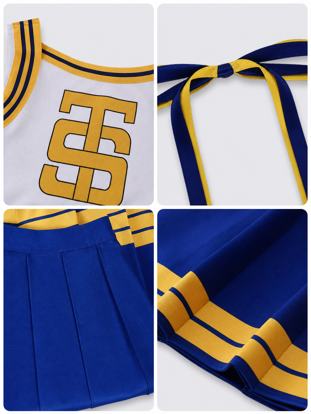 Taylor Swift Cheerleader Cosplay Costume with Bow