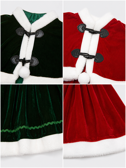 Short Christmas Dress with Reindeer Antlers detail view