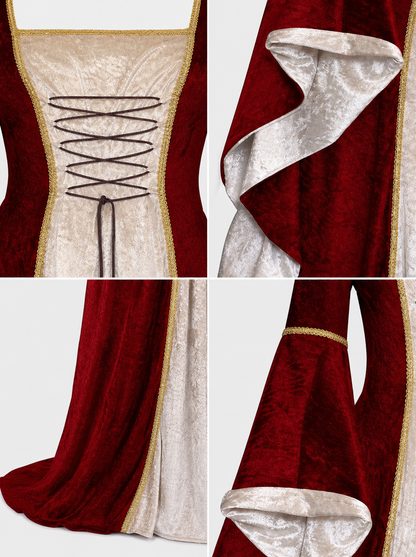Medieval Renaissance Dress with Sleeves