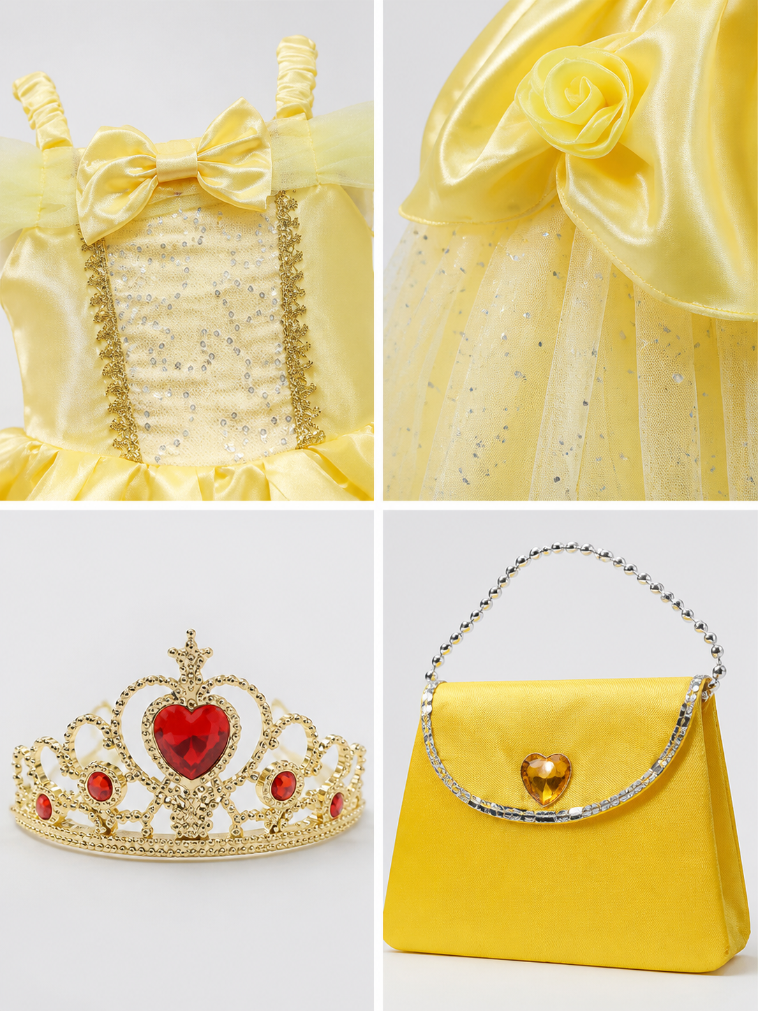 Princess Costume for Halloween and Cosplay detail view