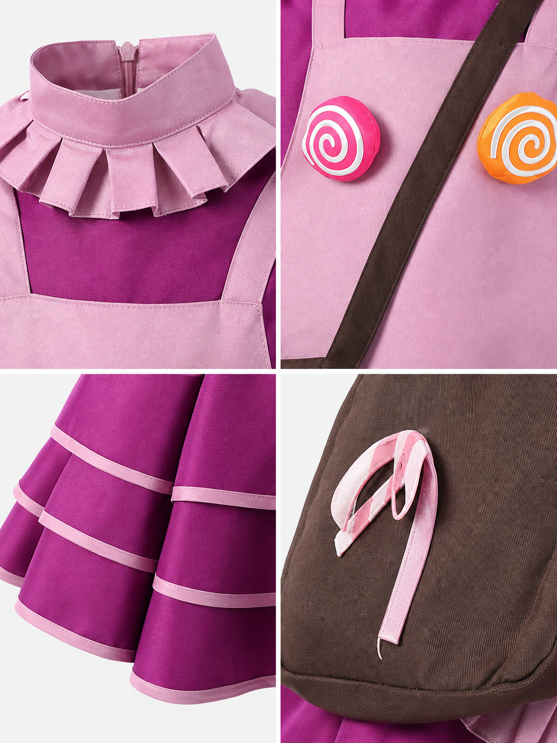 Candy-Style Stage Dress with Ruffles