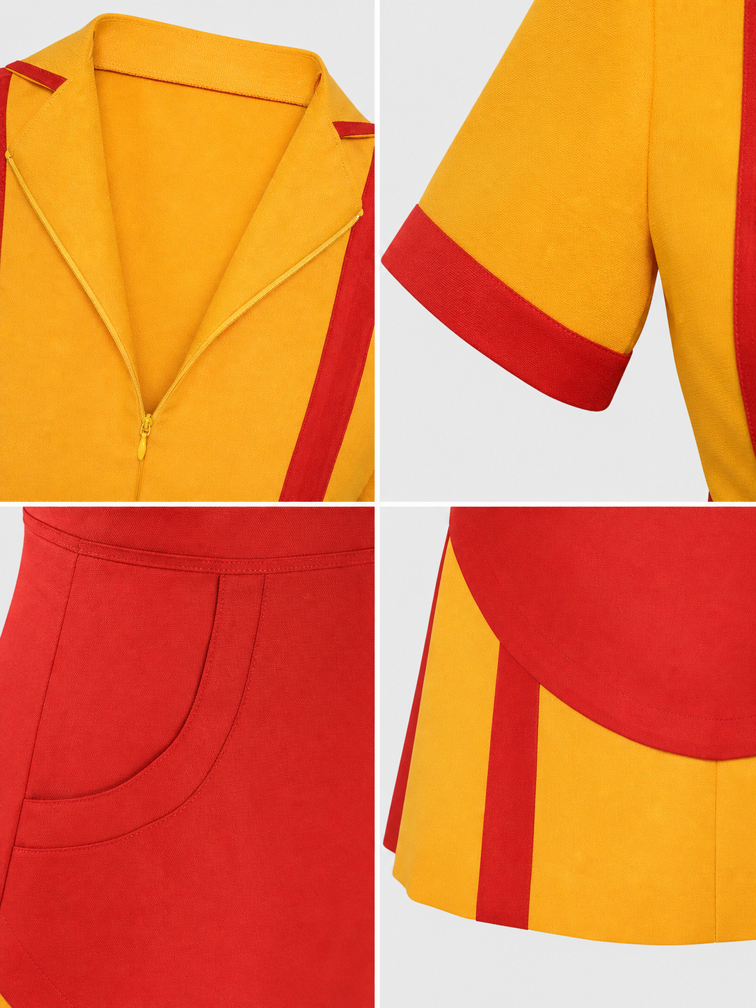 Diner-Style Carnival Dress with Apron
