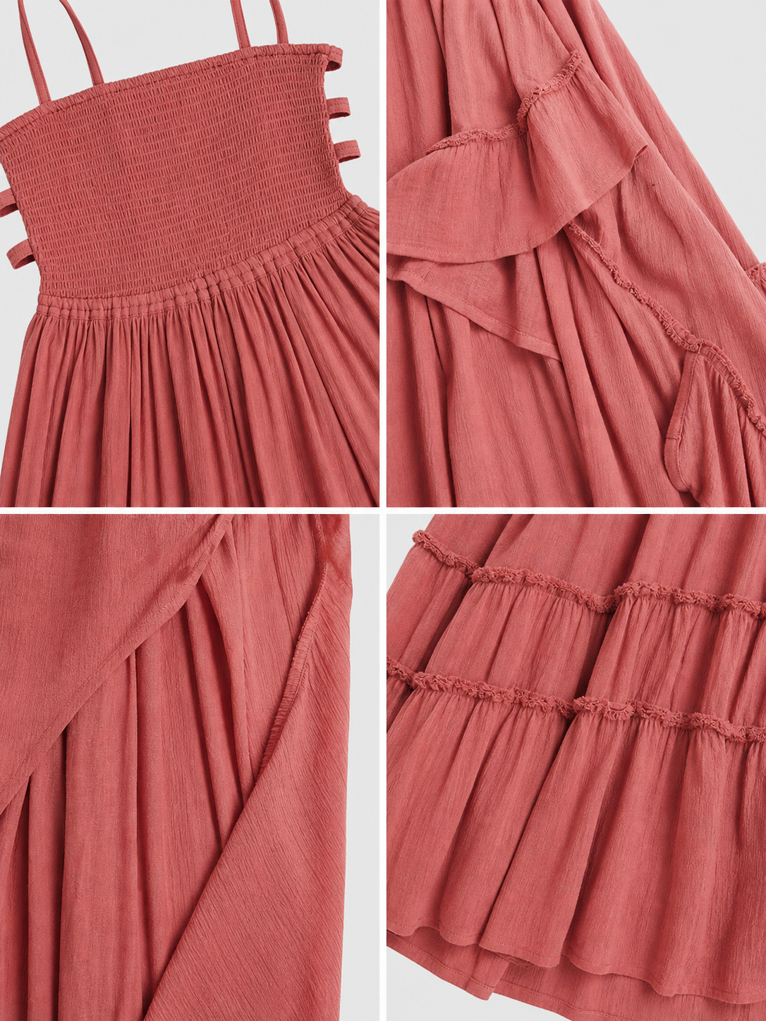 Boho-Style Maxi Dress with an Open Back