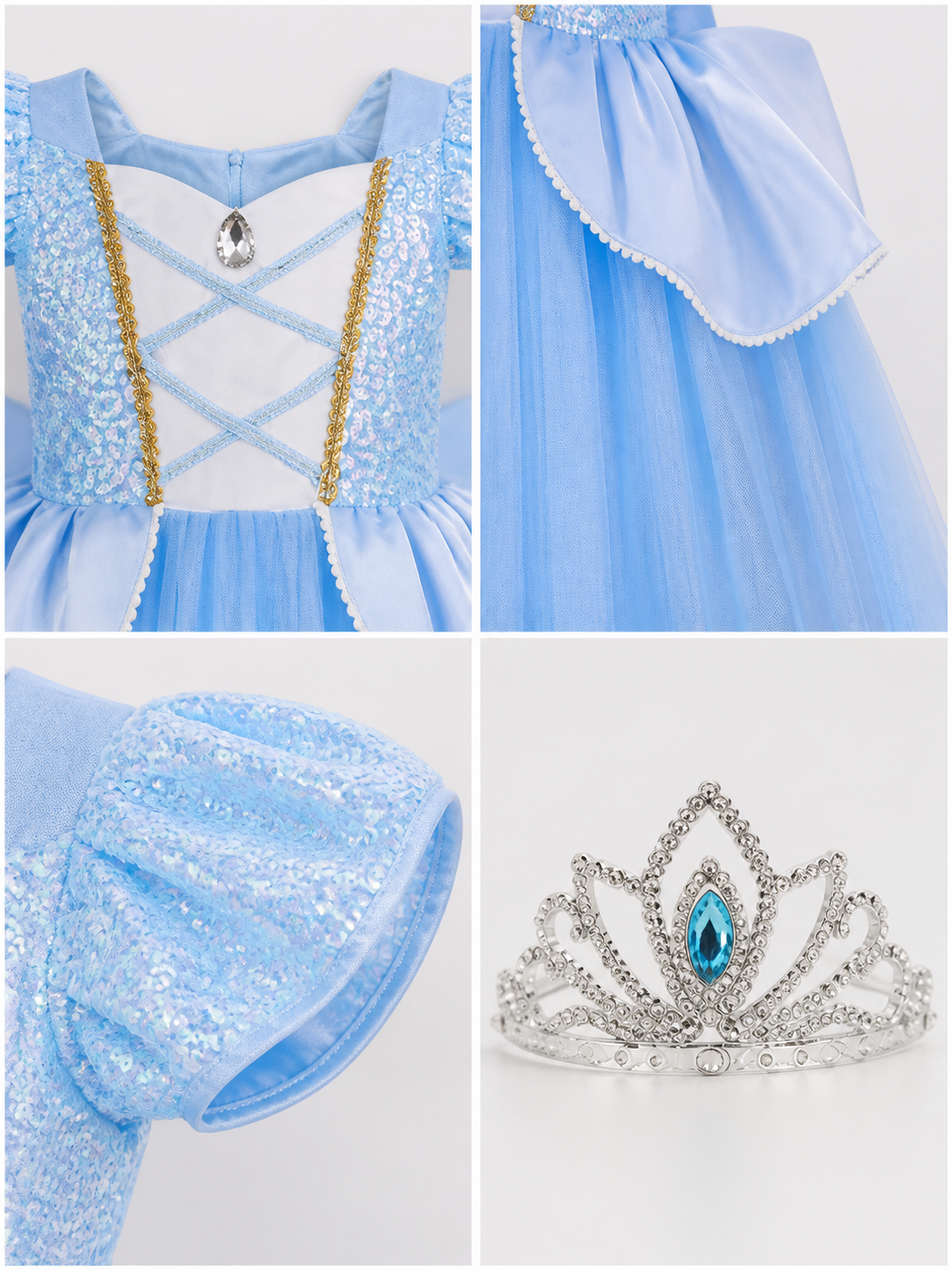 Blue Princess Costume for Halloween