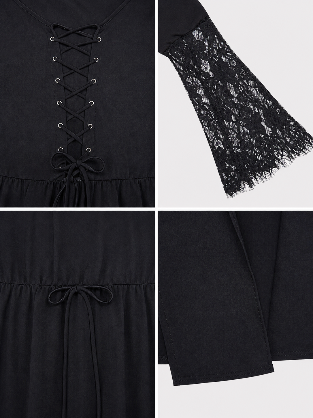 Gothic Halloween Costume with Dress and Accessories