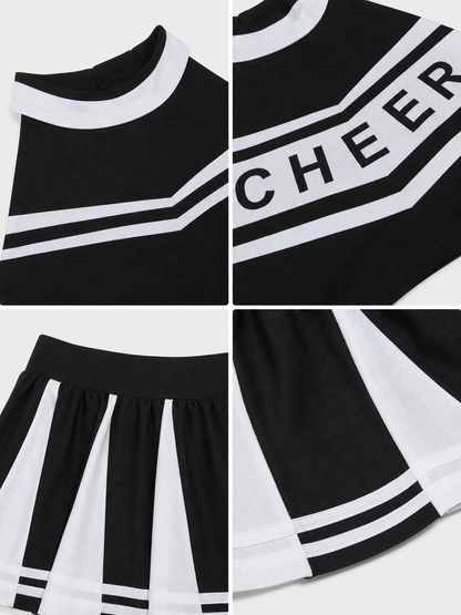 Cheerleading-Style Stage Costume Set