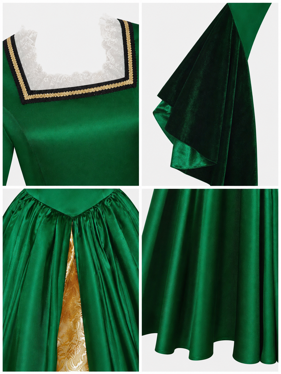 Full-Skirted Tudor-Style Cosplay Dress