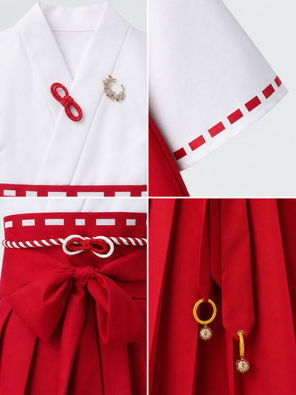 Silent Hill Red and White Cosplay Dress with Belt
