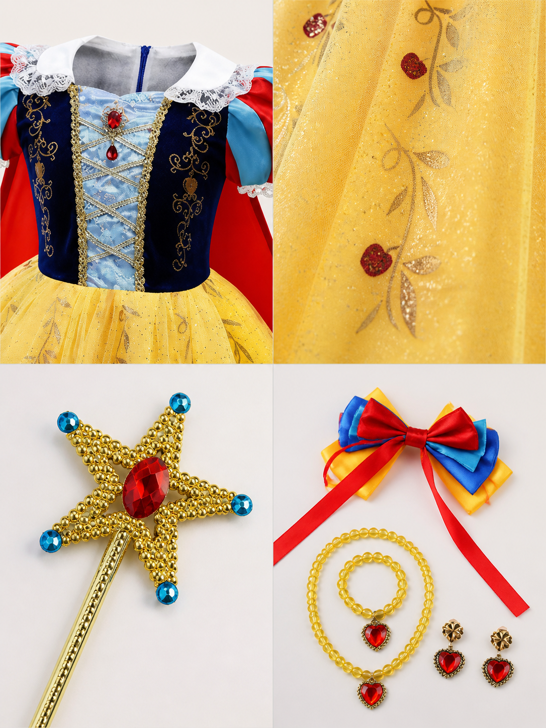 Halloween Princess Costume with Cape