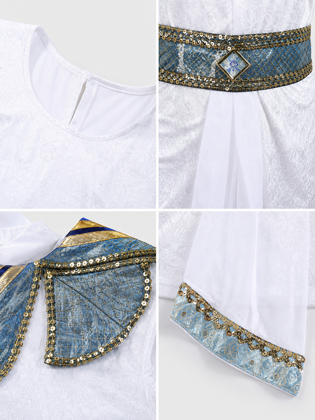 Ancient Egyptian Pharaoh Costume for Masquerades and Stage Performances