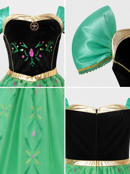Princess Costume for Halloween and Cosplay detail view