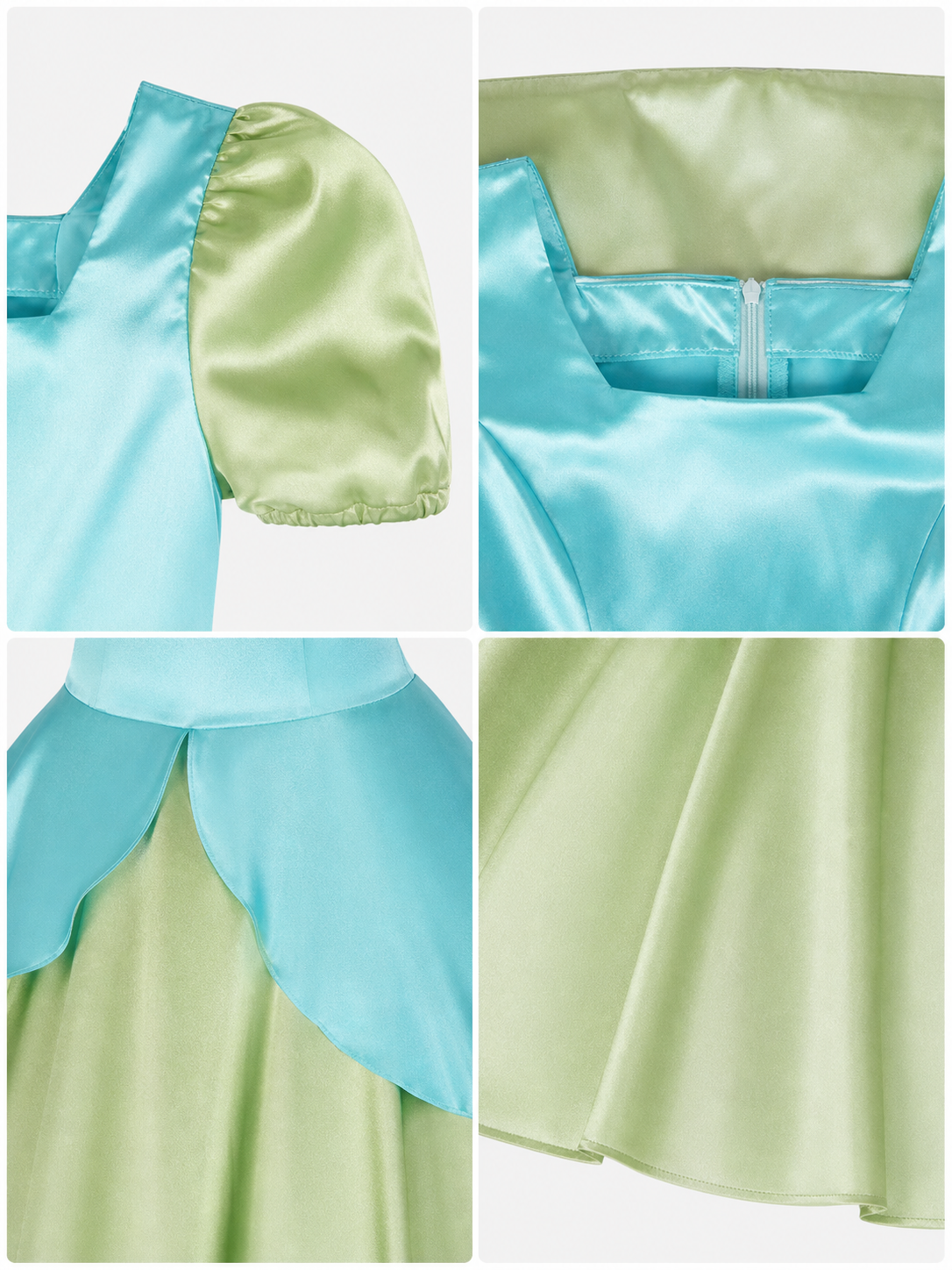 Cinderella Cosplay Costume: Dress with Bow and Headband