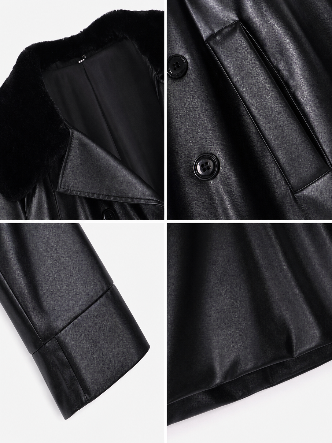 Black Resident Evil 9 Leon Cosplay Jacket