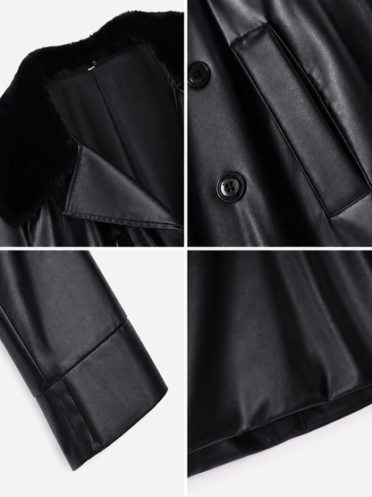Black Resident Evil 9 Leon Cosplay Jacket