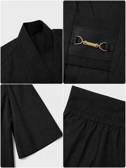 Obi-Wan Kenobi Cosplay Costume, Black Robe