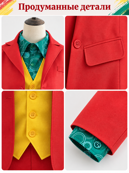 Costume Set: Blazer, Vest, Shirt, and Pants