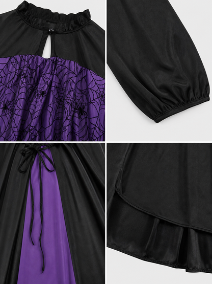 Black Costume Cape with Dress and Hat