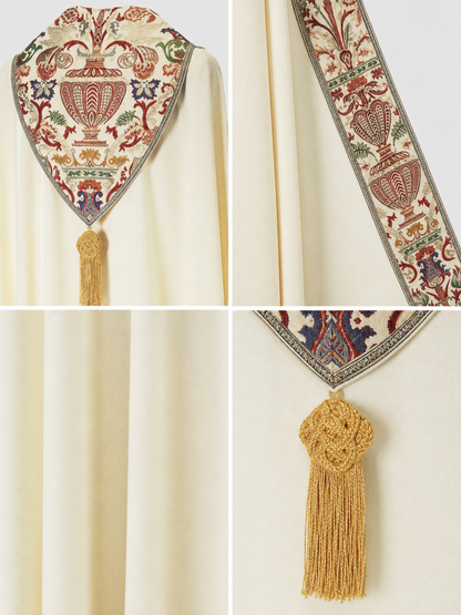 Medieval Fringed Cape for Cosplay