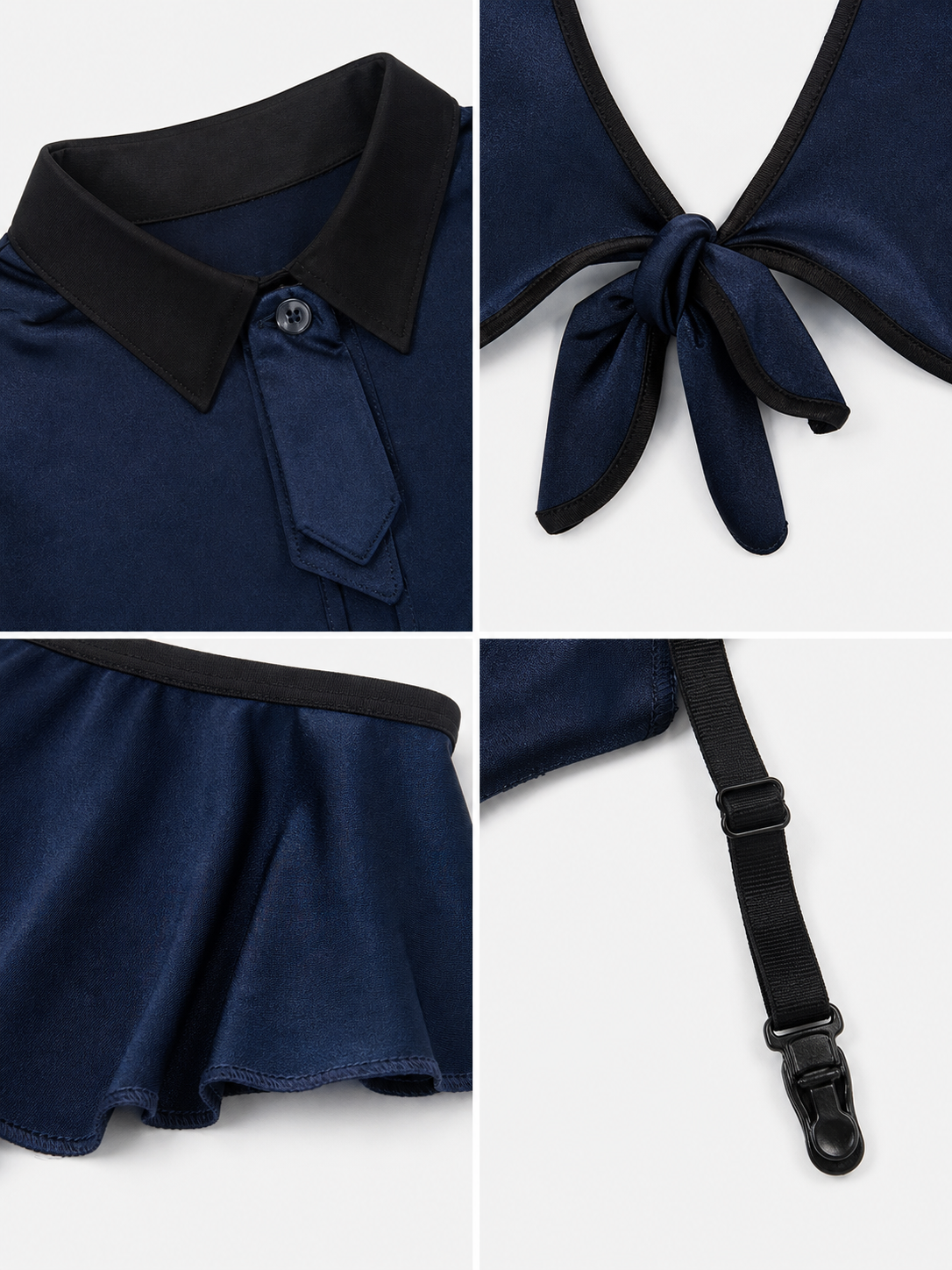 Police-Style Costume: Top, Skirt, and Cap