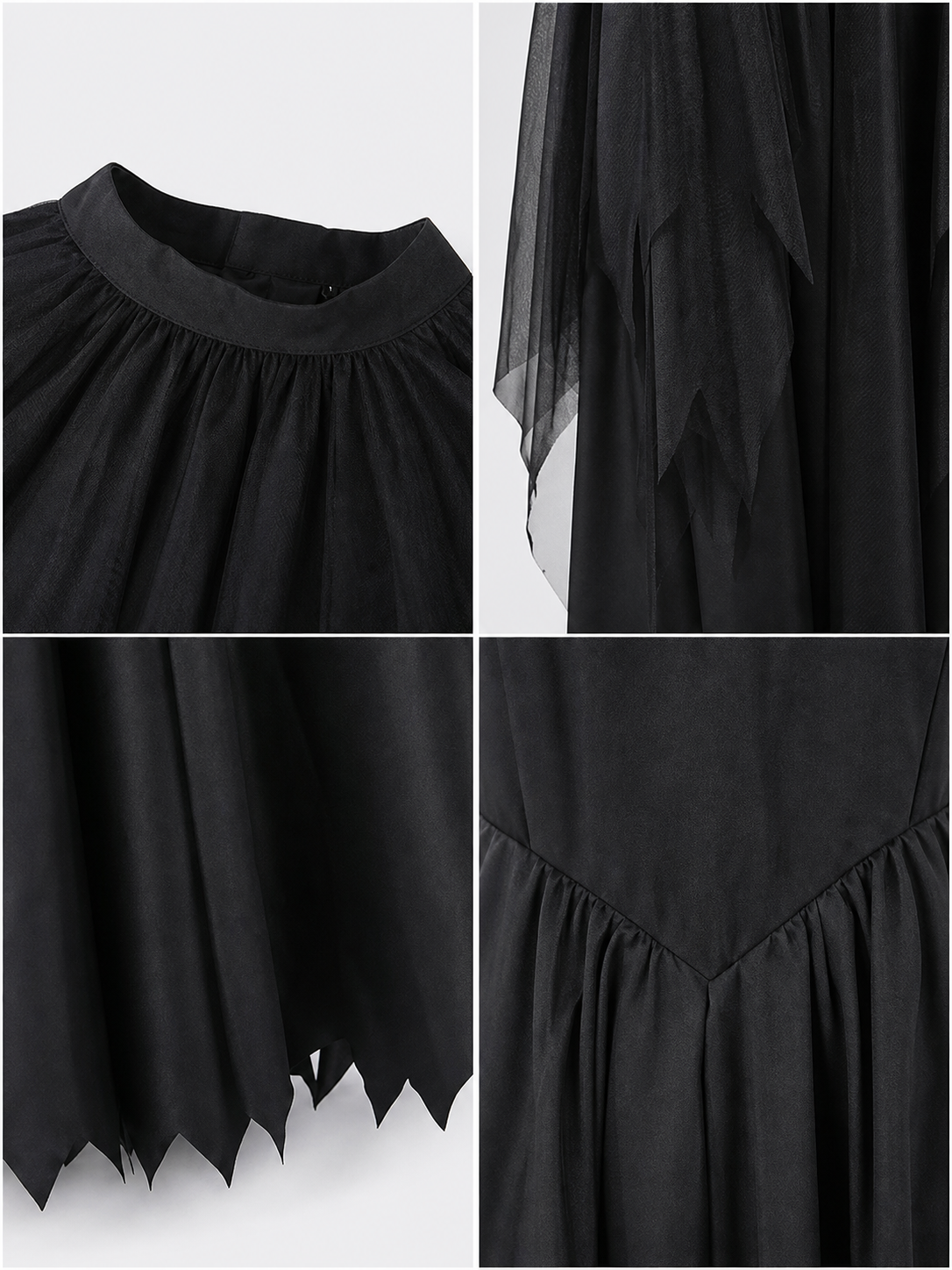 Gothic hooded costume for Halloween and parties