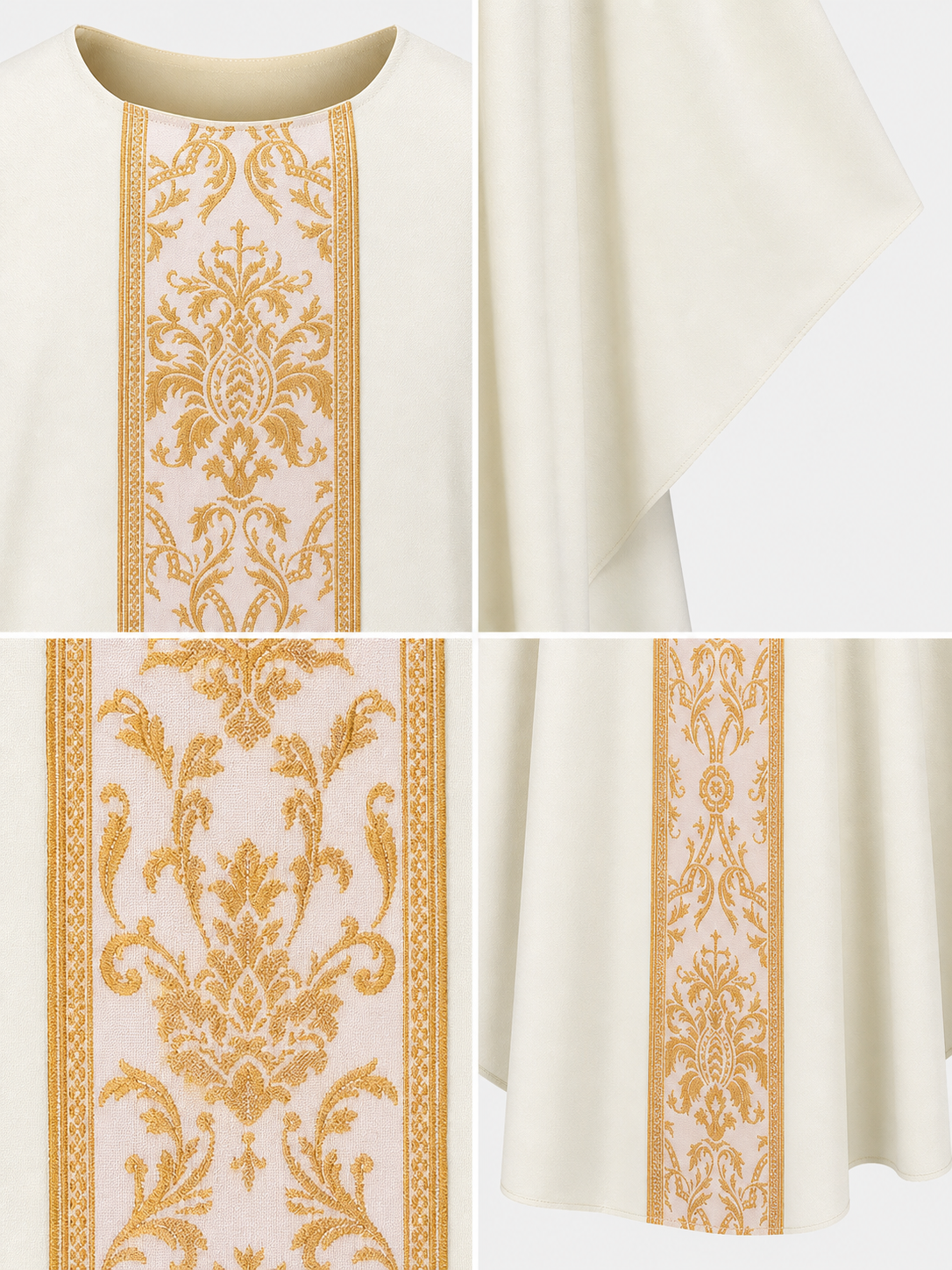 Cosplay Costume: Robe with Gold Pattern