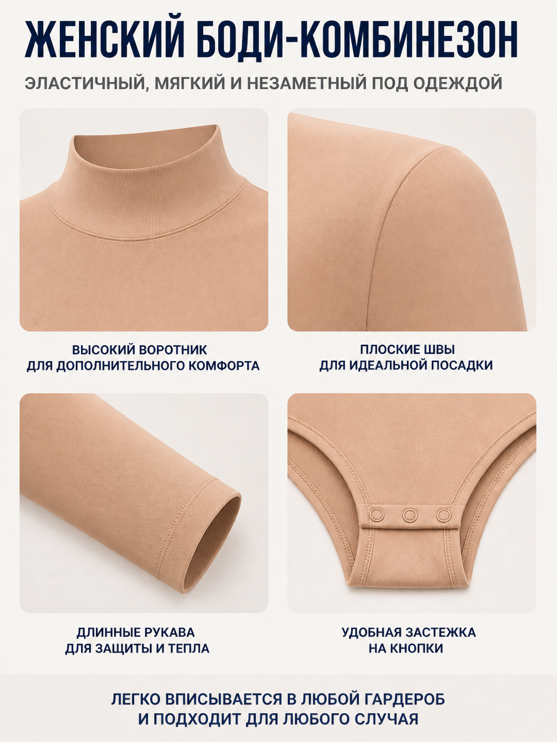 Zentai Bodysuit with Covered Hands and Feet detail view