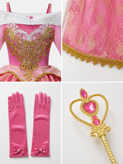 Princess Costume for Halloween and Cosplay detail view