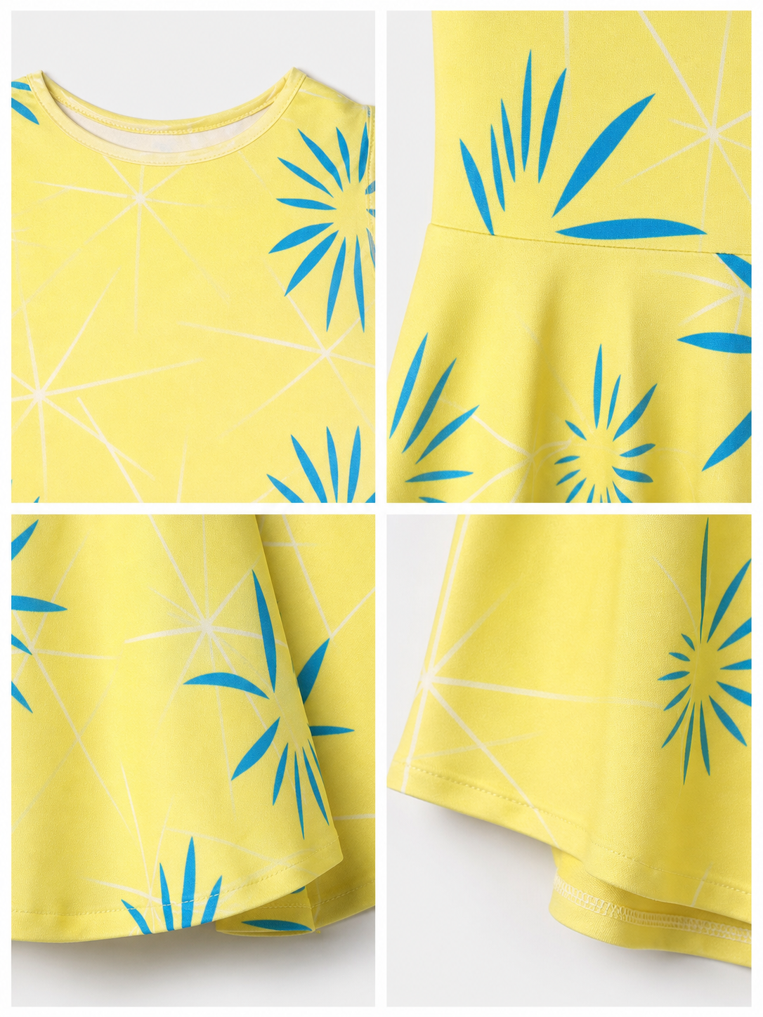 Inside Out 2 Pattern Cosplay Dress