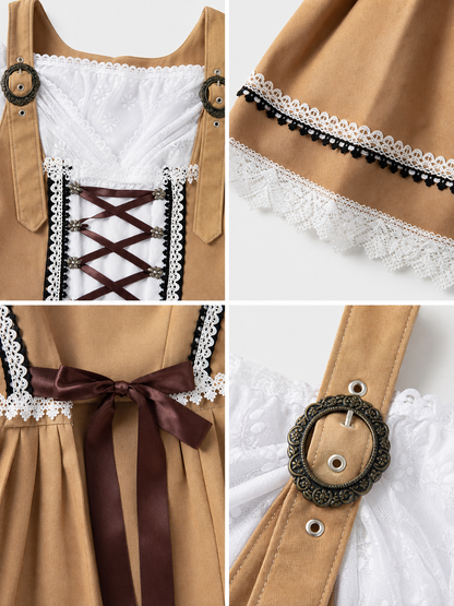 Historical-Style Ethnic Costume with Full Skirt
