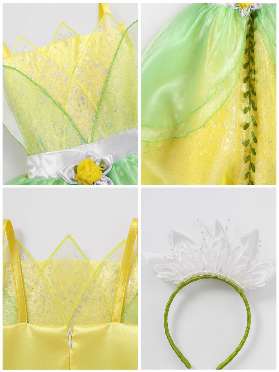 Princess Costume for Halloween and Cosplay detail view