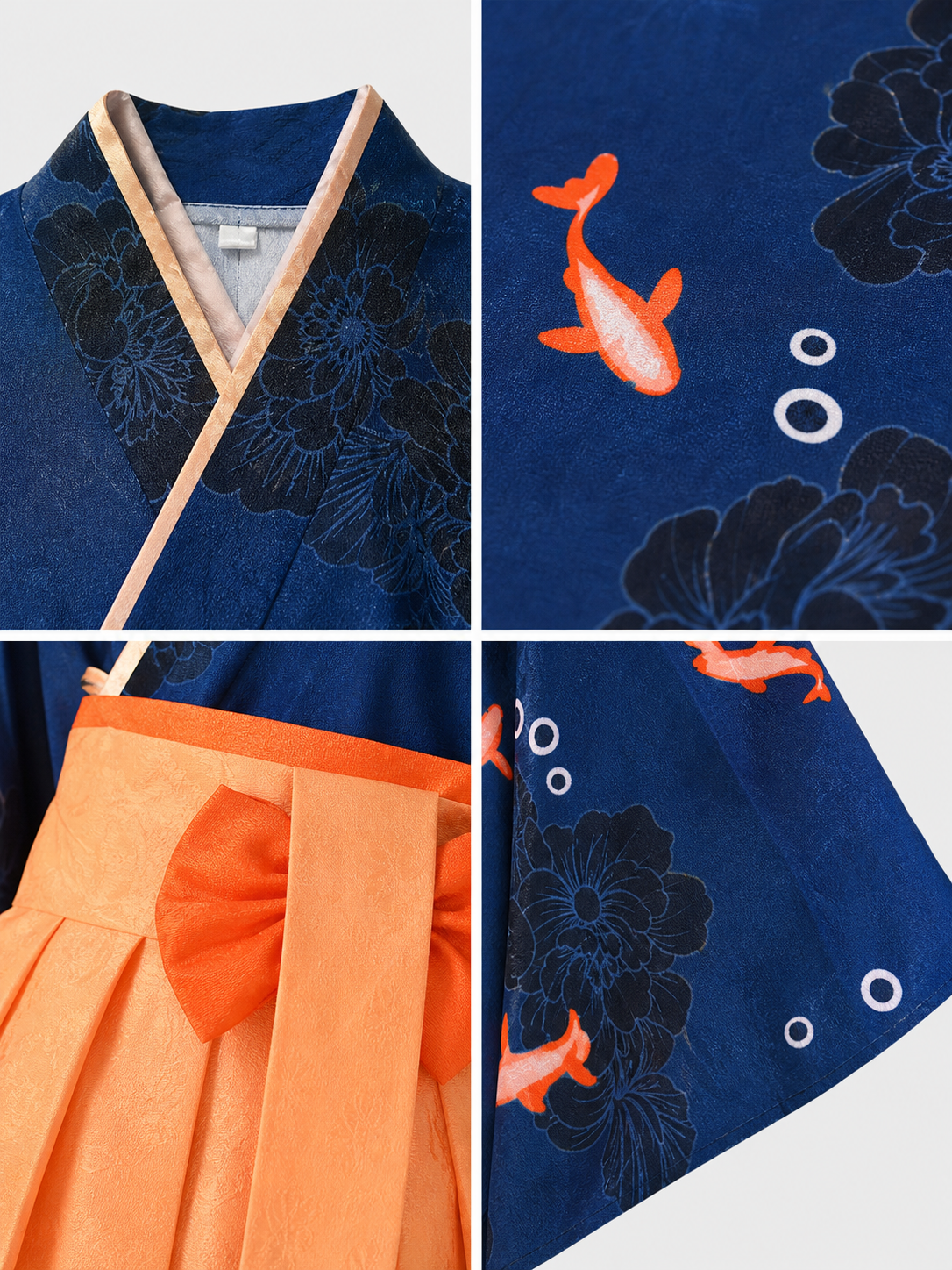 Amelia Watson Kimono-Style Cosplay Dress