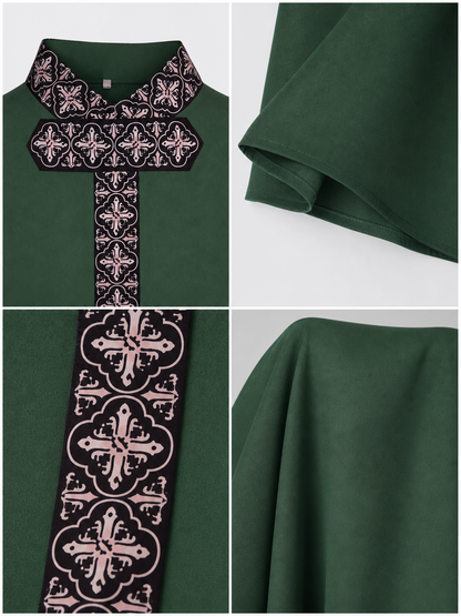 Cosplay Cape with Geometric Pattern