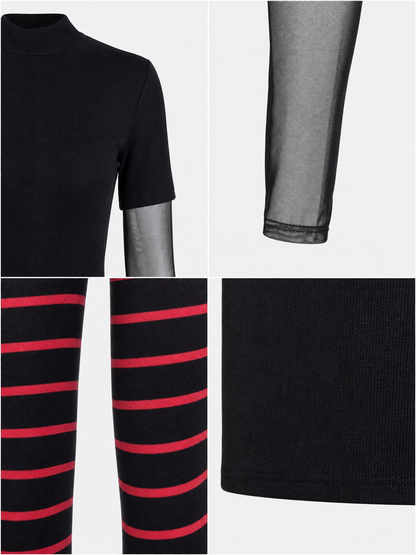 Mavis Cosplay Set: Dress, Tights, and Arm Warmers