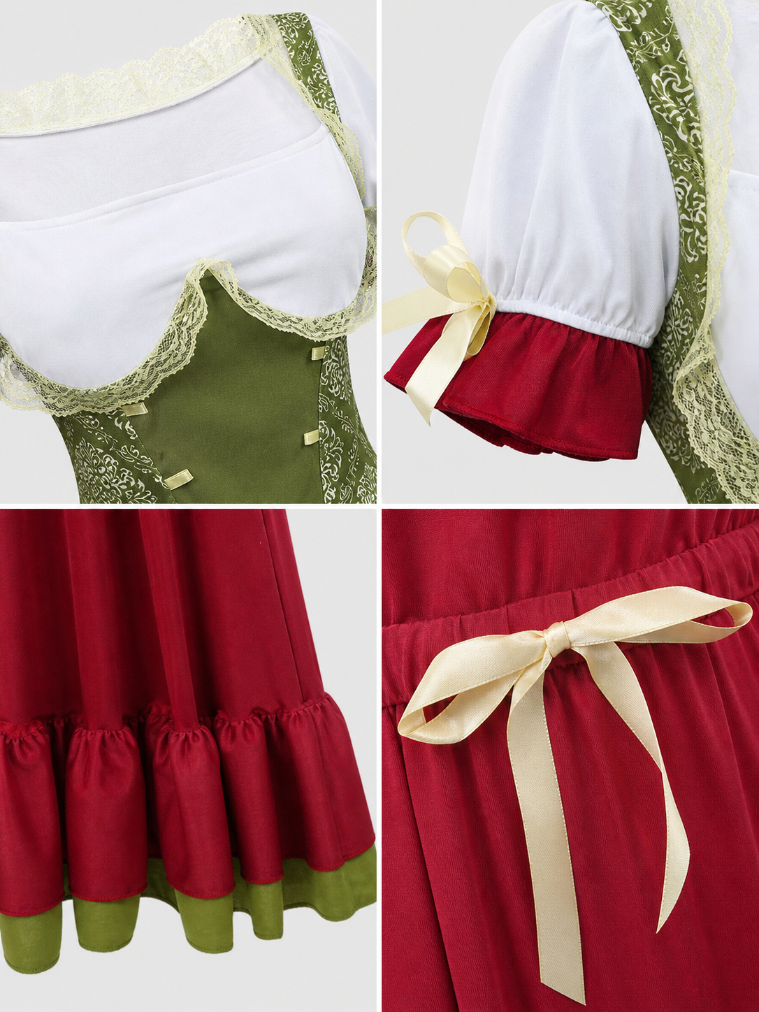 Costume with a Corsage, Blouse, and Long Skirt
