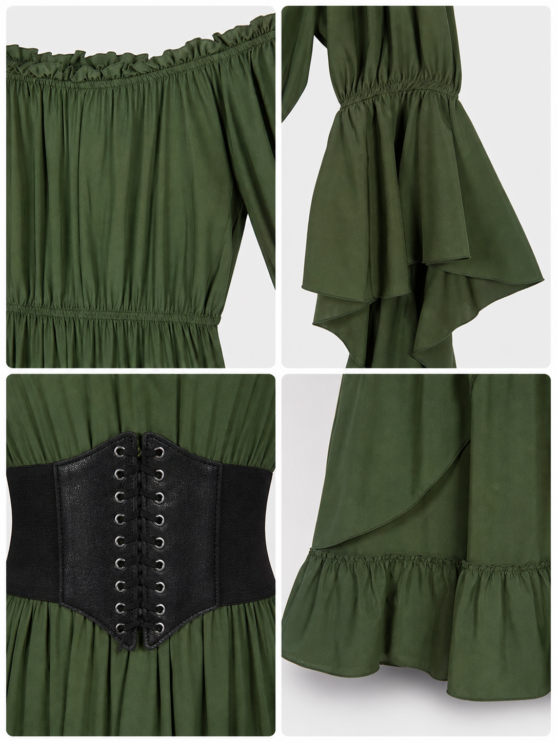 Medieval Off-the-Shoulder Ball Gown