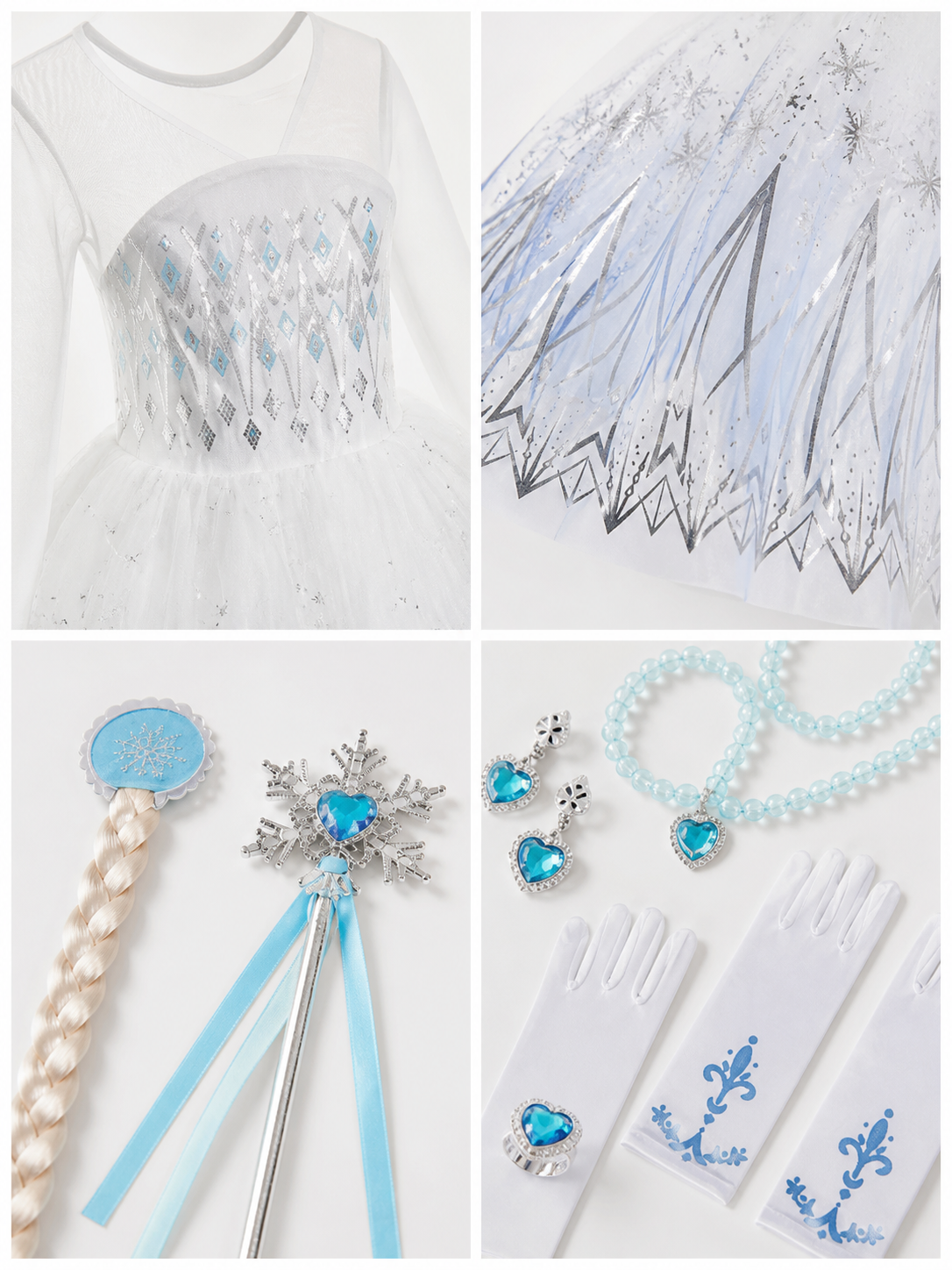 Halloween Snow Queen Costume product detail composite