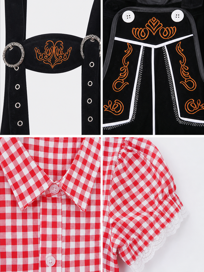 Oktoberfest-Style Costume: Shirt and Shorts