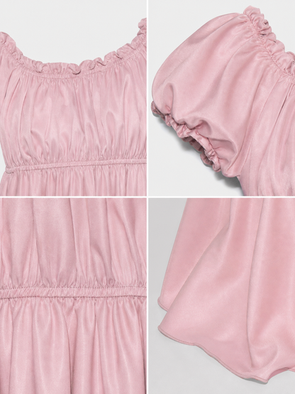 Pink Bridgerton dress for a ball and cosplay